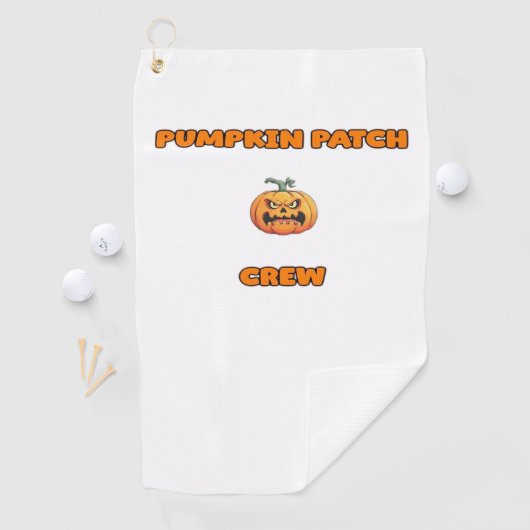 Pompoen Patch Crew Matching Herfst Outfits Classic Golfhanddoek (Insitu)