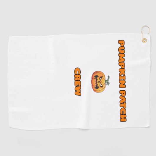 Pompoen Patch Crew Matching Herfst Outfits Classic Golfhanddoek (Horizontaal)
