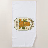 Pompoen Patch Crew Strandlaken (Voorkant)