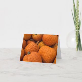 Pompoen Patch Dank je Kaart