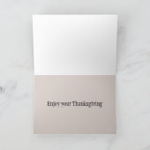 Pompoen Patch Dreamer Thanksgiving kaart (Binnen)