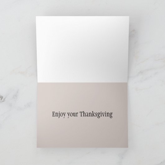 Pompoen Patch Dreamer Thanksgiving kaart (Binnen)