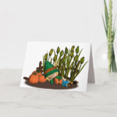 Pompoen Patch Dreamer Thanksgiving kaart (Voorkant)