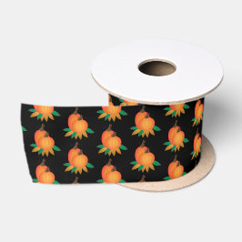 Pompoen patch elegante zwarte herfst lint