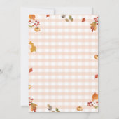 Pompoen Patch gewricht broers en zussen verjaardag Kaart (Achterkant)