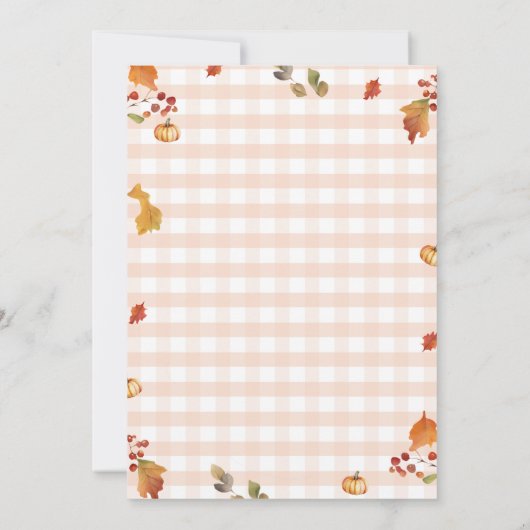 Pompoen Patch gewricht broers en zussen verjaardag Kaart (Achterkant)