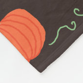 Pompoen Patch Gooi Deken (Bruin & Sinaasappel) (Hoek)