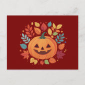 Pompoen Patch Halloween Kaarten (Voorkant)