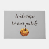 Pompoen Patch Herfst Halloween Deurmat (Voorkant)