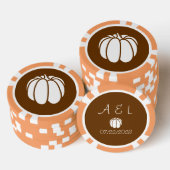 Pompoen Patch in Chocolade Poker Chips (Opstapeling)