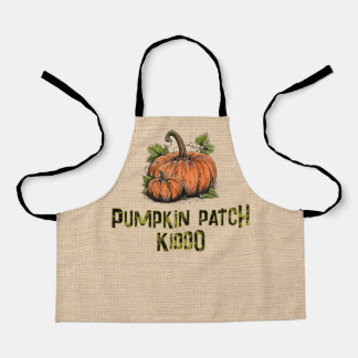 Pompoen Patch Kiddo Halloween Neppe Jute Schort