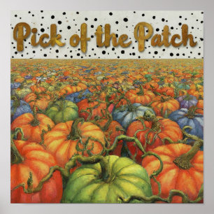Pompoen Patch: Kies van de Patch Poster