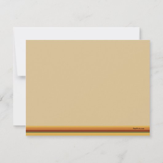 Pompoen Patch Papierwaren Notitiekaartje (Achterkant)