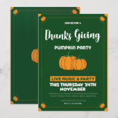 Pompoen Patch Party Een Oogst Verzamelen Delights Kaart (Voorkant / Achterkant)