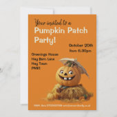 Pompoen Patch Party Kindvriendelijke Halloween Her Kaart (Voorkant)
