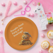 Pompoen Patch Party Kindvriendelijke Halloween Her Papieren Bordje (Feest)