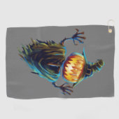 Pompoen Patch Perfectie: Halloween Golf Handdoeken (Horizontaal)