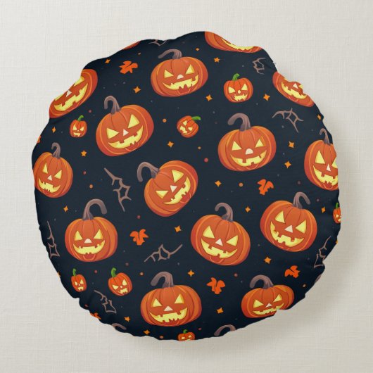 Pompoen Patch Pluche Kussen – Gezellige Herfst Dec (Achterkant)