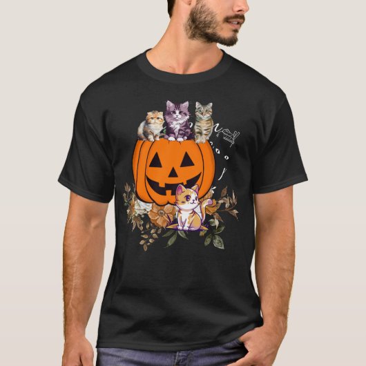 pompoen patch Shirt rustieke Herfst Graphic Te (Voorkant)
