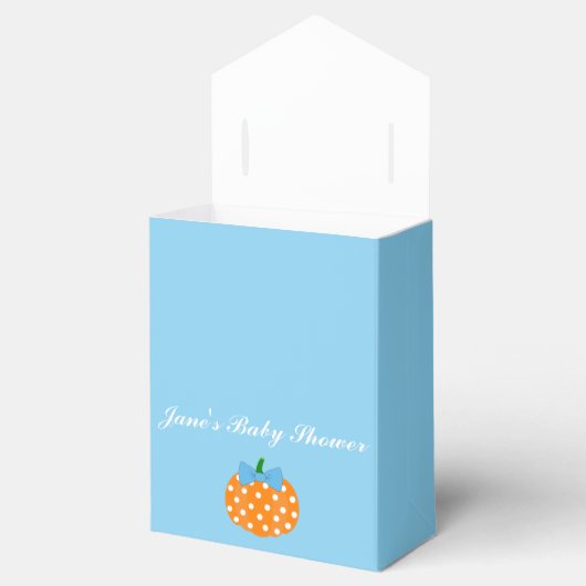 Pompoen Patch Theme Boy Baby shower gunst Box Bedankdoosjes (Geopend)