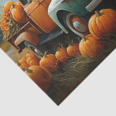 Pompoen Patch Truck Tissuepapier (Detail)