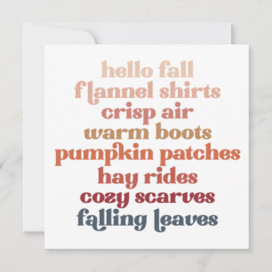 Pompoen Patch Vibes Only Herfst Herfst Thanksgivin Kaart