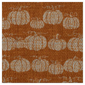 Pompoen Pathe Stripe - Tonaal Oranje Stof (Close Up)