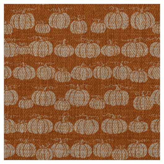Pompoen Pathe Stripe - Tonaal Oranje Stof (Swatch)