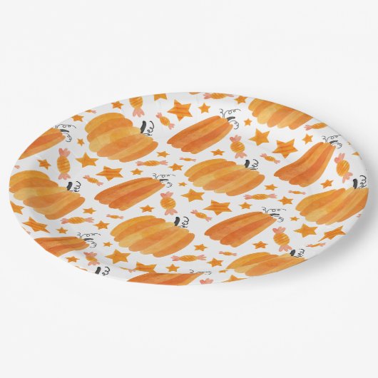 Pompoen Patroon Holloween Partij Papier Bord (Gekanteld)