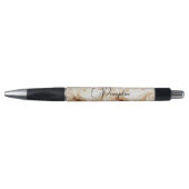 Pompoen Perzik Crème Latte Krullen Pen (Voorkant)