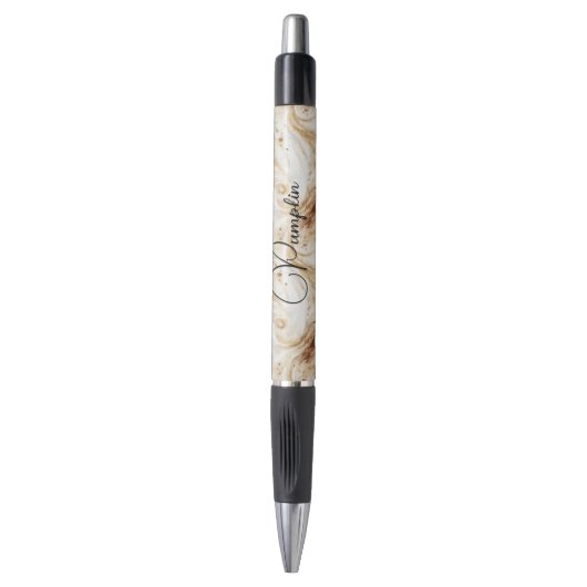 Pompoen Perzik Crème Latte Krullen Pen (Voorkant Verticaal)