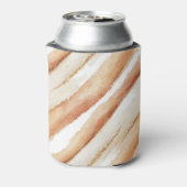 Pompoen Perzik Latte Strepen Blikjeskoeler (Blikje Achterkant)
