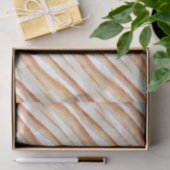 Pompoen Perzik Latte Strepen Verjaardag Tissuepapier (Geschenk)