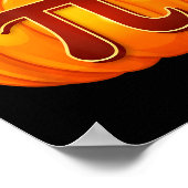 Pompoen Pi, Pi Symbool Pompoen Pi Dag Halloween Ma Poster (Hoek)