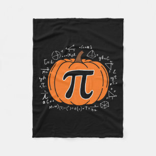 Pompoen Pi Pie Wiskunde Docent Grappige Halloween  Fleece Deken