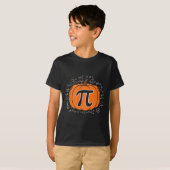 Pompoen Pi Pie Wiskunde Docent Grappige Halloween  T-shirt (Voorkant volledig)