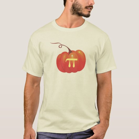 Pompoen Pi Wiskunde Leraar Herfst Thanksgiving Gee T-shirt (Voorkant)