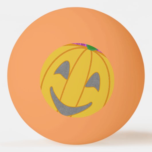 Pompoen Ping Pong Bal Pingpongbal (Voorkant)