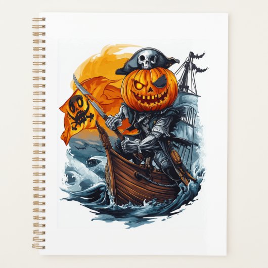 Pompoen Piraat Avontuur Planner (Voorkant)
