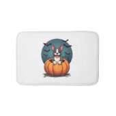 Pompoen Pitbull Smile Badmat (Voorkant)