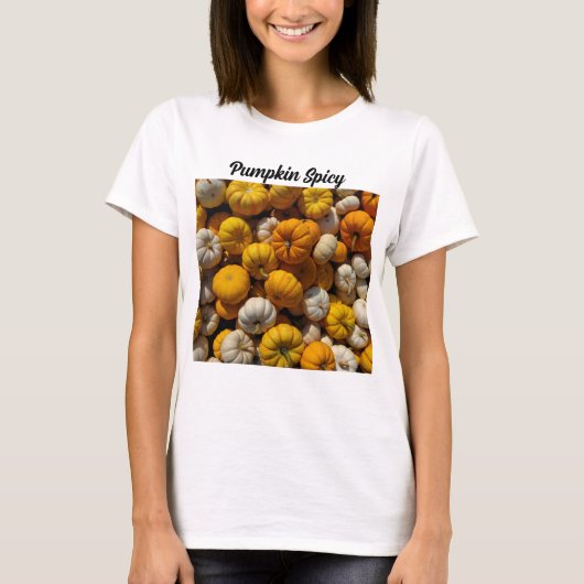 Pompoen pittig t-shirt (Voorkant)