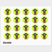 Pompoen Pixie Halloween Stickers (Vel)