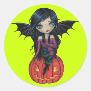 Pompoen Pixie Halloween Stickers