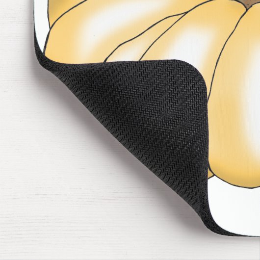 pompoen plat sinaasappel muismat (Hoek)