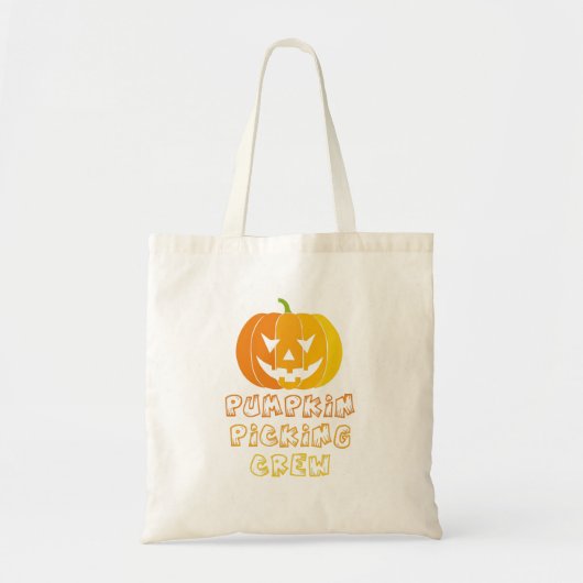 Pompoen plukploeg tote bag (Voorkant)