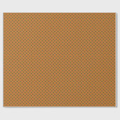 Pompoen Polka Stippen (Klein) Cadeaupapier (Vlak)