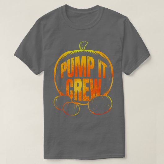 Pompoen Pomp It Crew Halloween T-shirt (Design voorkant)