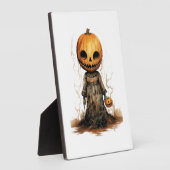 Pompoen Pop Halloween Sticker Fotoplaat (Zijkant)