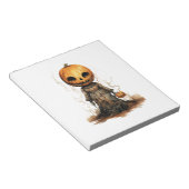 Pompoen Pop Halloween Sticker Notitieblok (Schuin)
