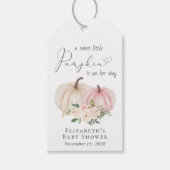 Pompoen Pop het als ze Poppen Baby Girl Shower Cadeaulabel (Voorkant)